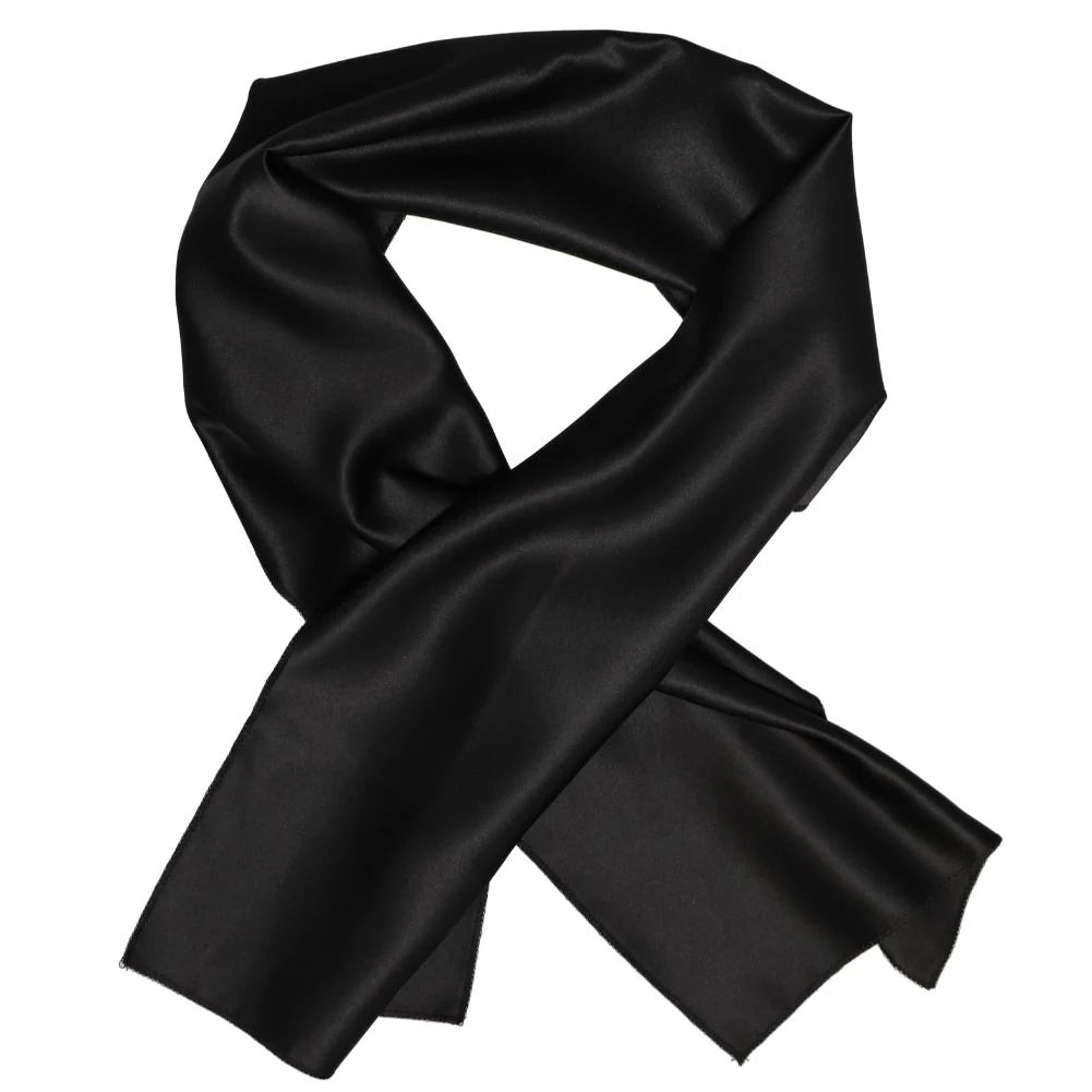 Black Silk Sash Belt – Robe Kimono display picture 2
