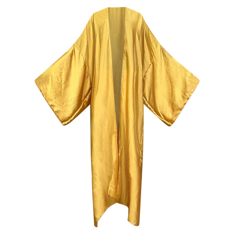 Sun Gold Silk Kimono