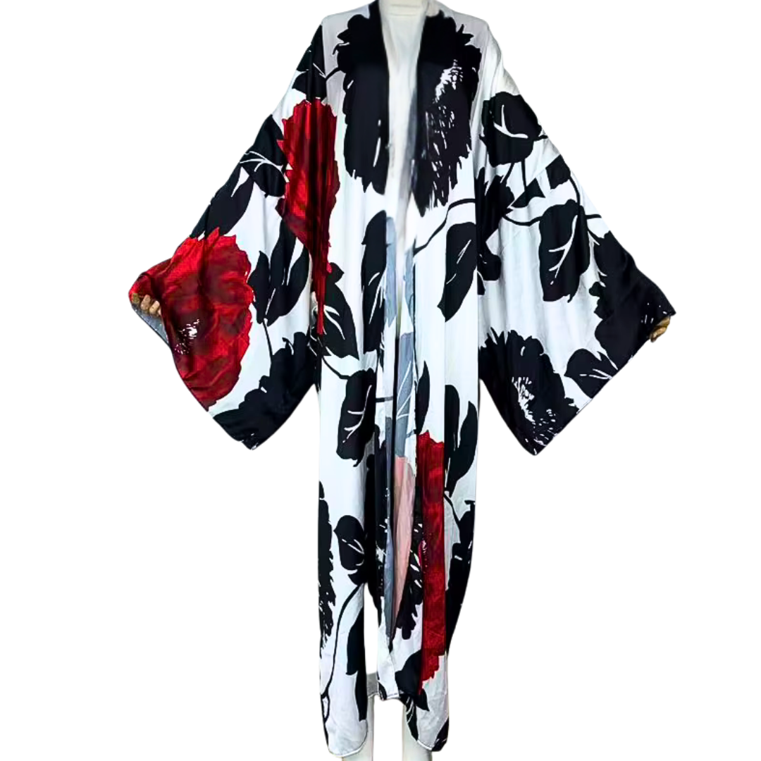 Winter Rose Kimono
