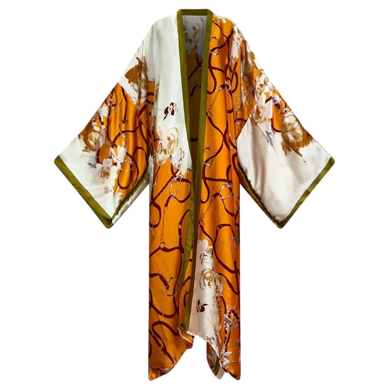 Kimono tourbillons floraux enchantés