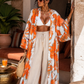 Tangerine Petals Kimono
