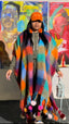 Funky Plaid Ballroom Wool Kimono