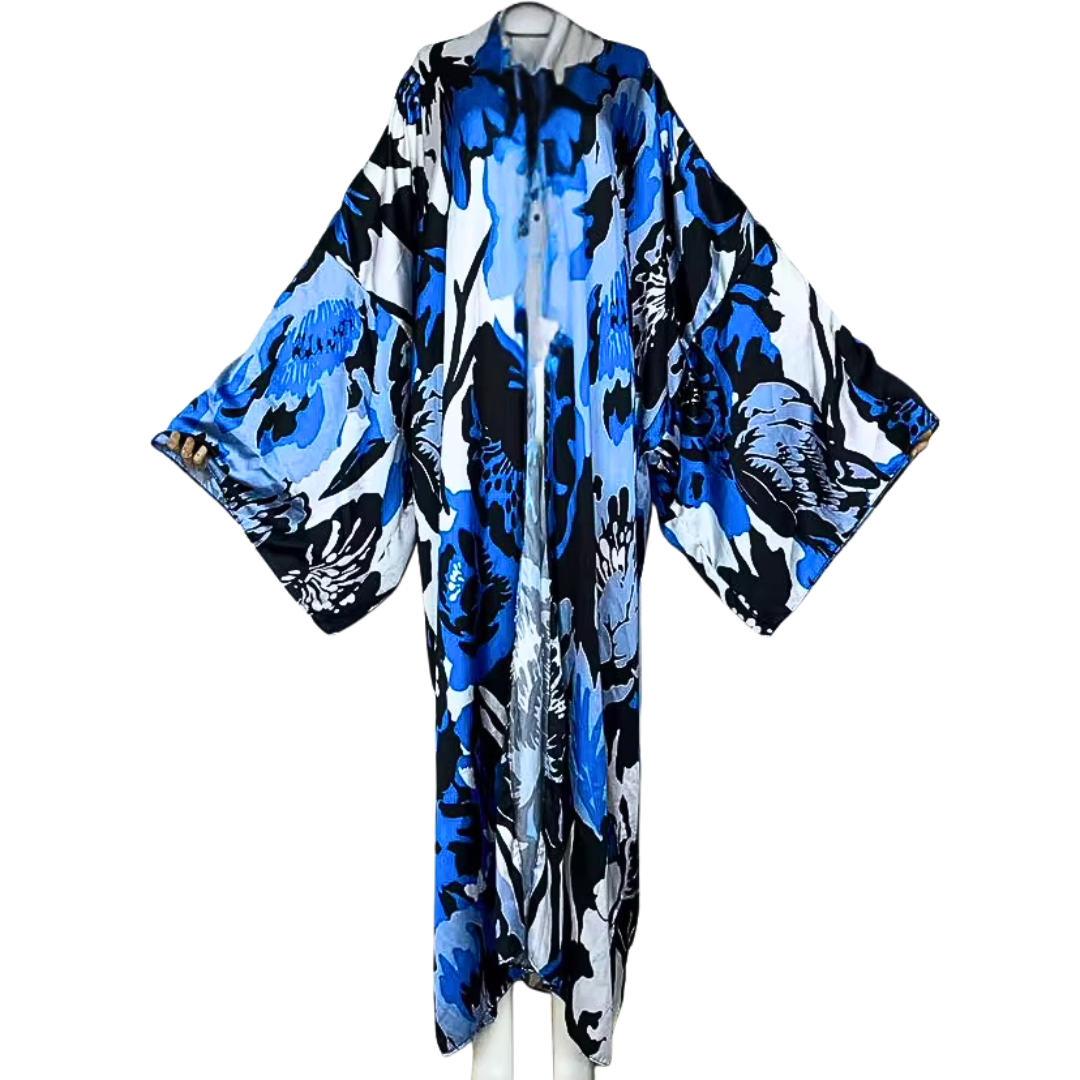 Arctic Storm Kimono