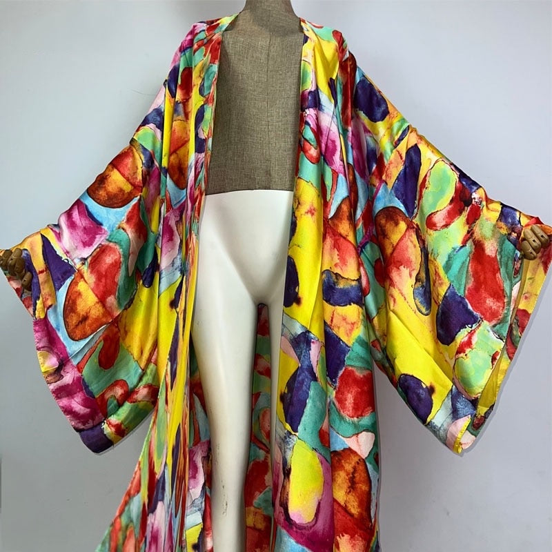 Kimono artistique en toile