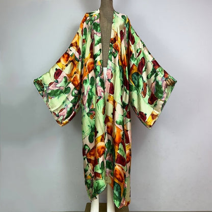 Kimono artístico de lienzo