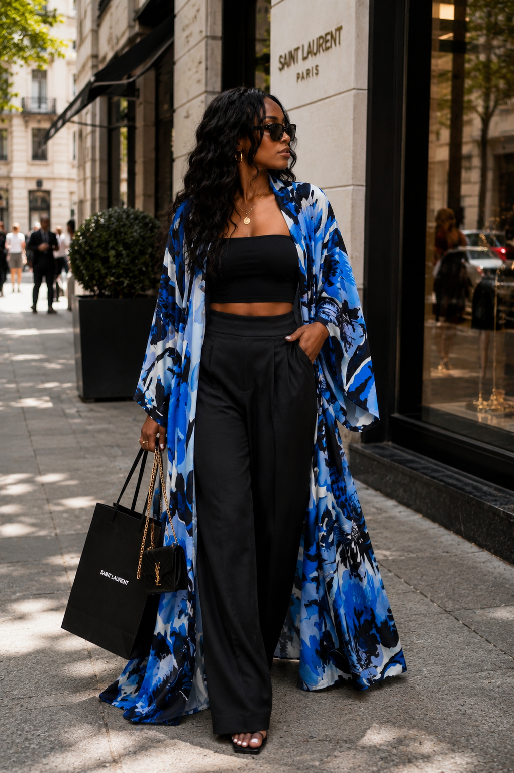 Arctic Storm Kimono