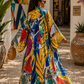 Golden Island Silk Kimono