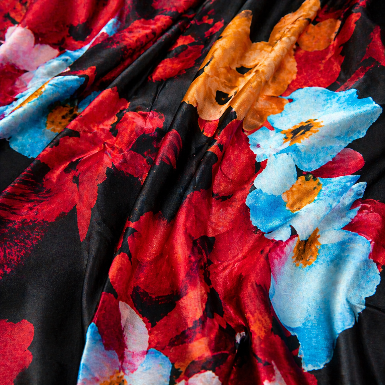 Fire & Ice Floral Kimono - Lashawn Janae