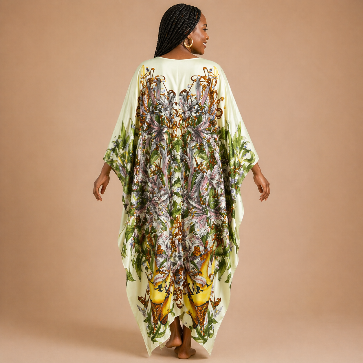 Serene Blossom Kaftan Dress - Lashawn Janae