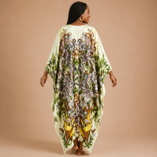 Serene Blossom Kaftan Dress - Lashawn Janae