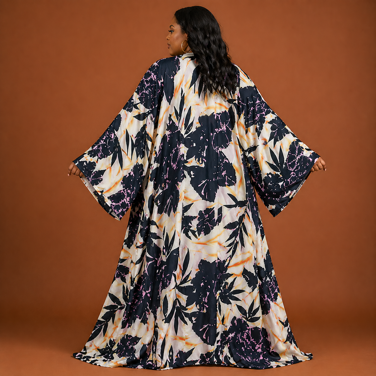Nightfall Petals Kimono - Lashawn Janae