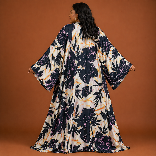 Nightfall Petals Kimono - Lashawn Janae
