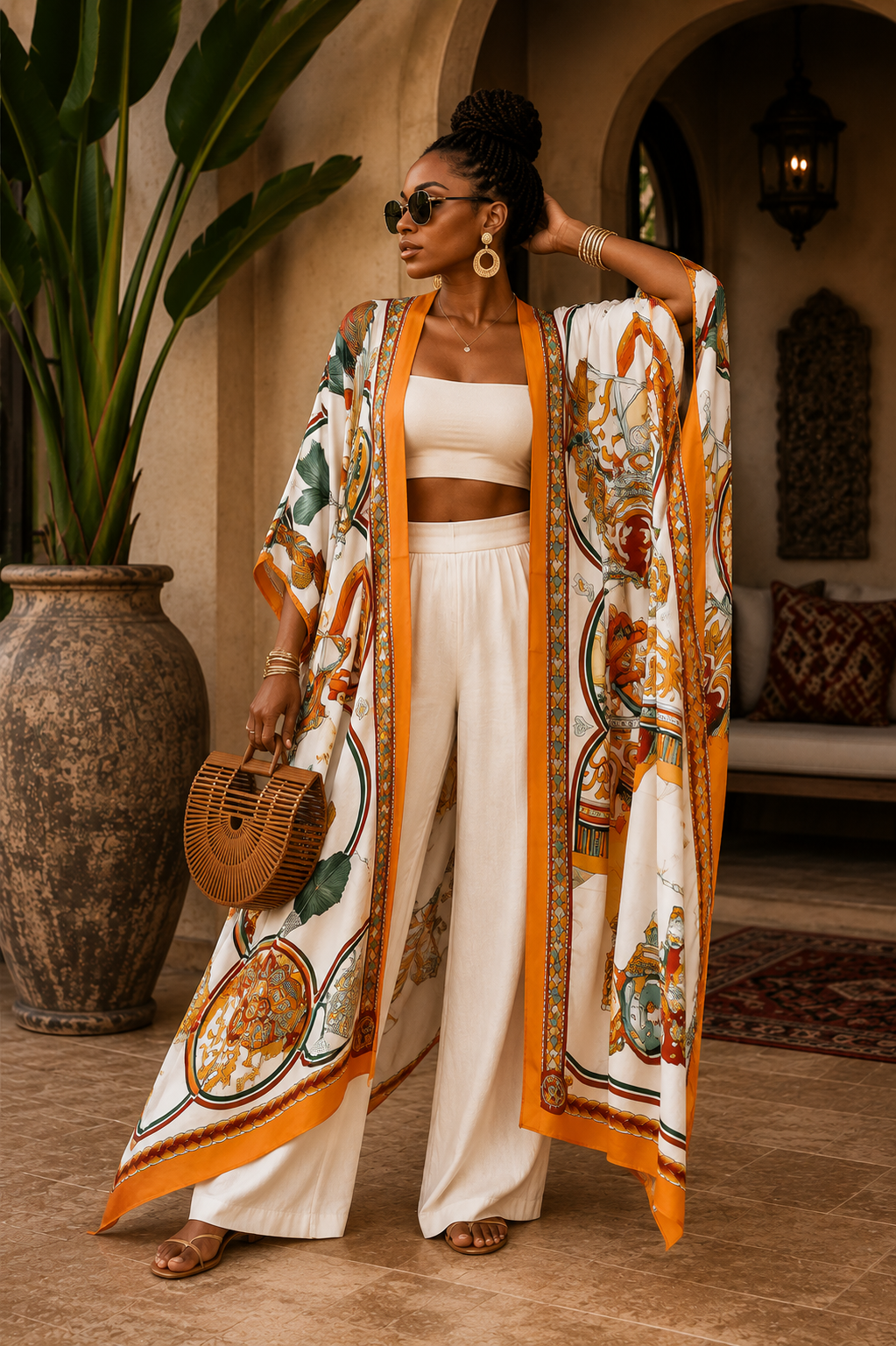 Modern Nomad Kaftan Kimono