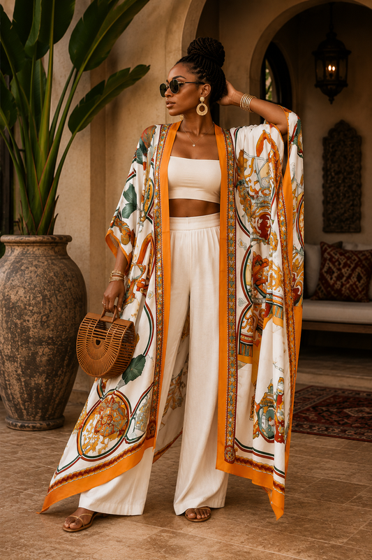 Modern Nomad Kaftan Kimono