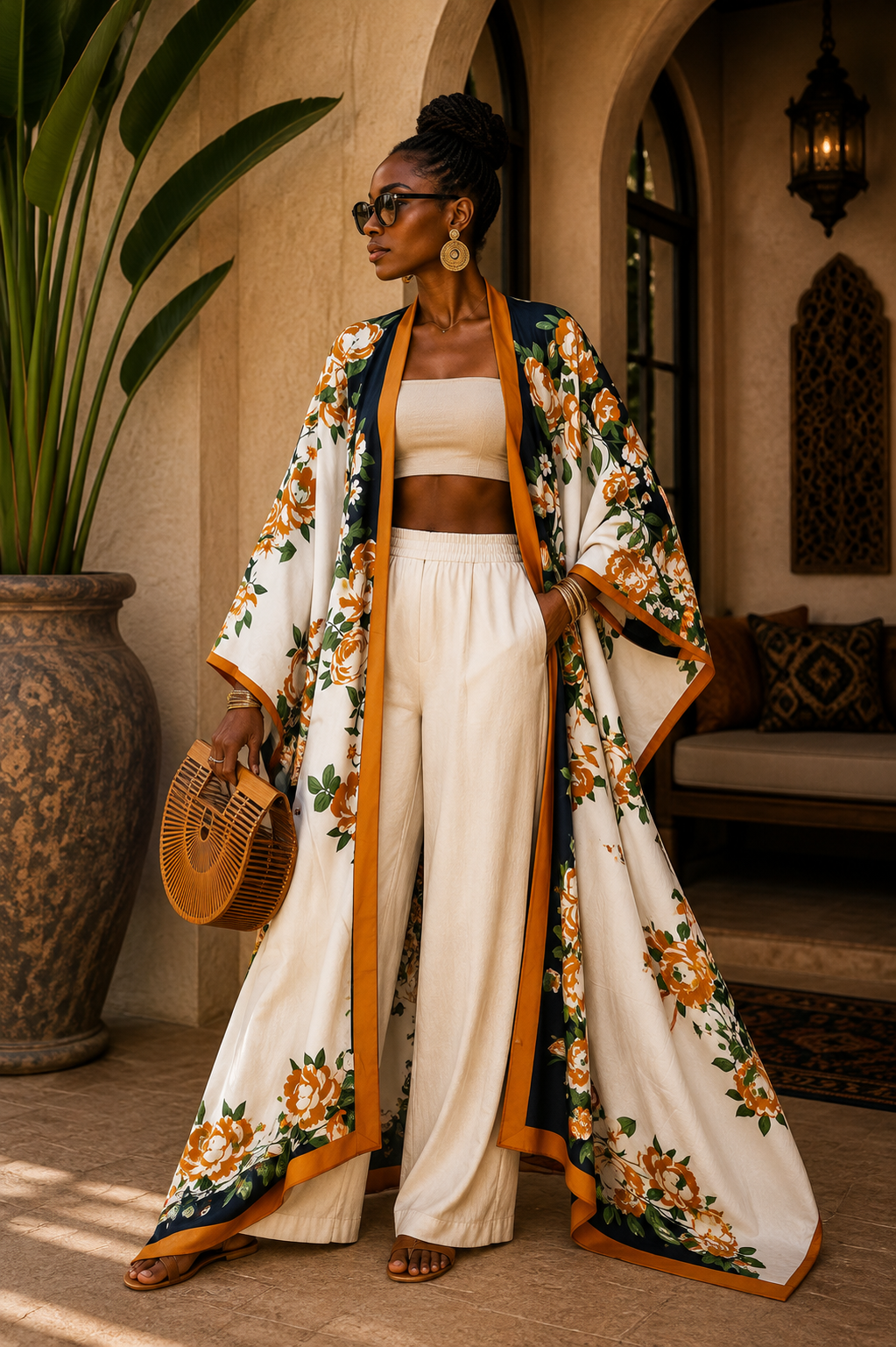 Garden Muse Kaftan Kimono