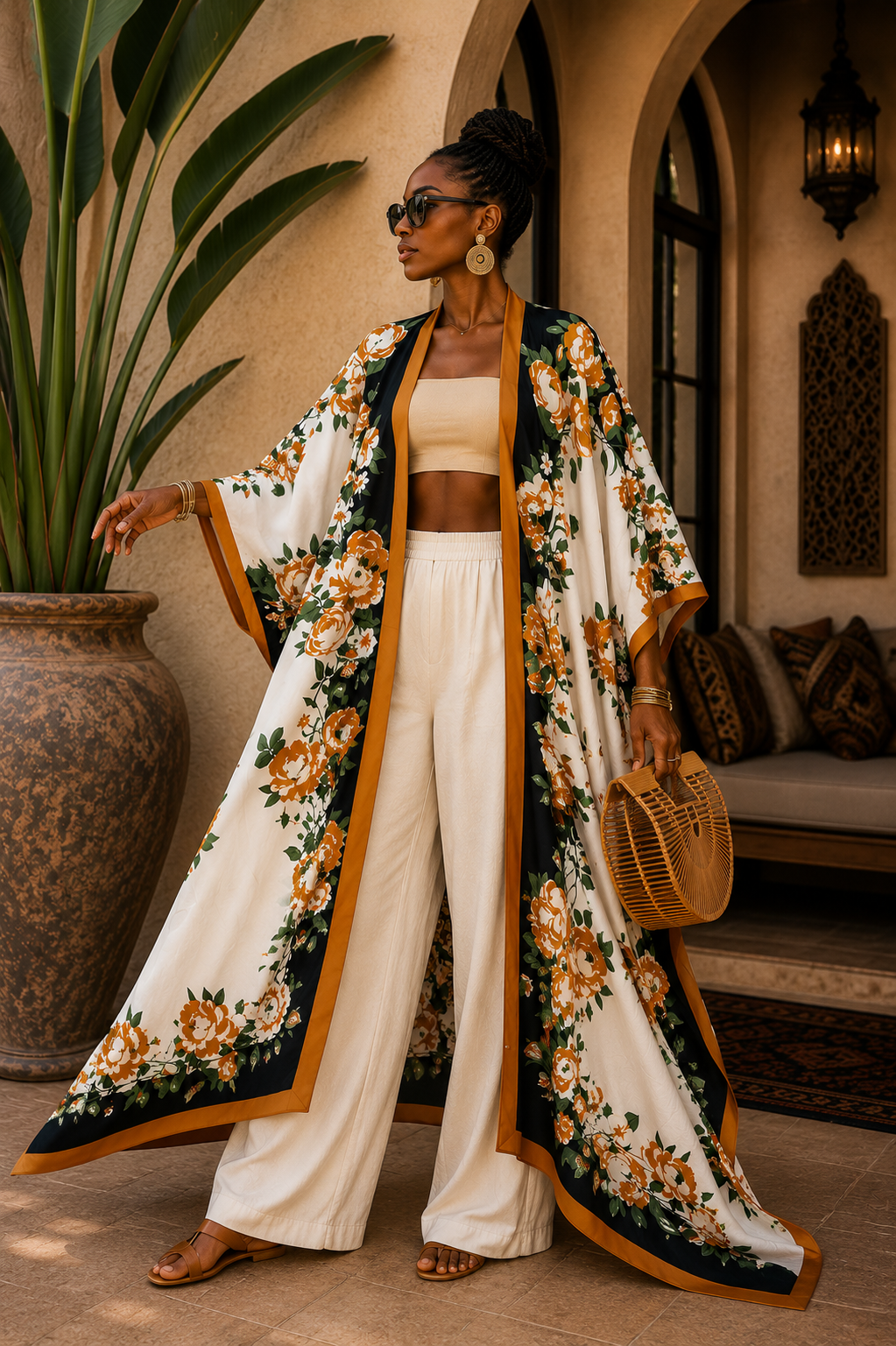 Garden Muse Kaftan Kimono