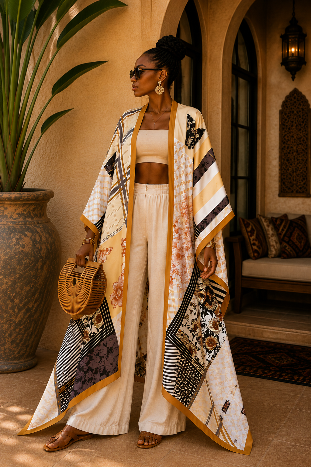 Gallery Walk Kaftan Kimono