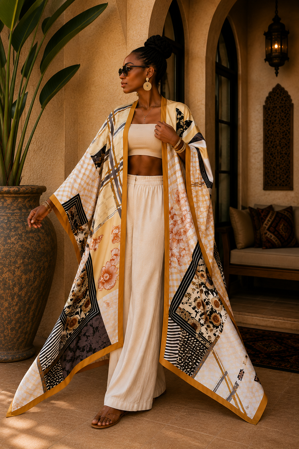 Gallery Walk Kaftan Kimono