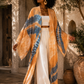 Apricot Tie-Dye Kimono (Clearance)