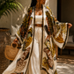 Golden Monarch Linen Kimono
