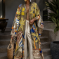 Savanna Reverie Linen Kimono