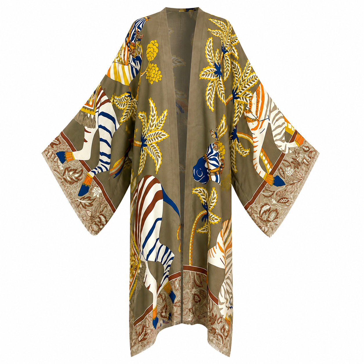 Savanna Reverie Linen Kimono