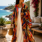 Sunset Canopy Silk Kimono