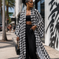 Timeless Houndstooth Kimono