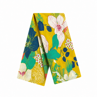 Golden Oasis Linen Sash Belt