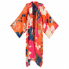 Tangerine Dream Linen Kimono