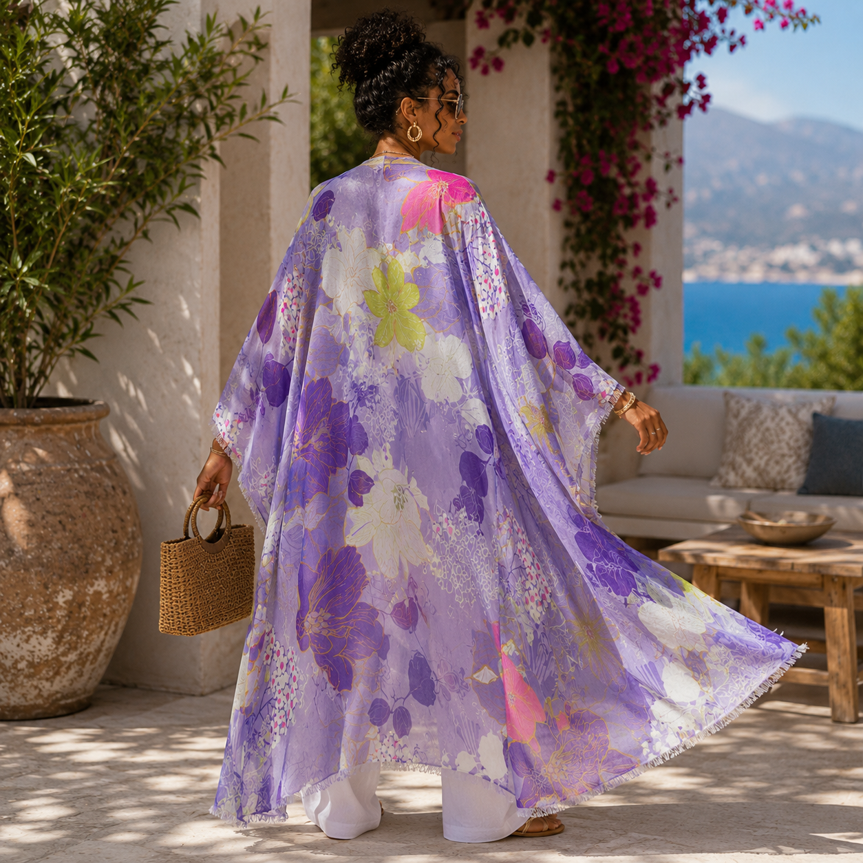 Orchid Mist Kimono - Lashawn Janae
