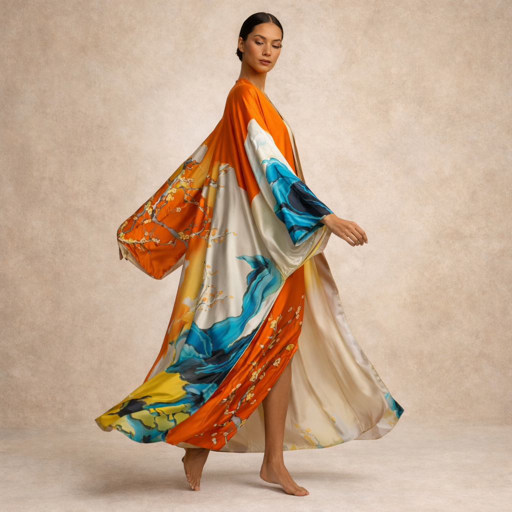 Women's Kimono Robe All Inclusive Beach Cover Up | Robe Kimono Women's Kimono Robe All Inclusive Beach Cover Up | Robe Kimono