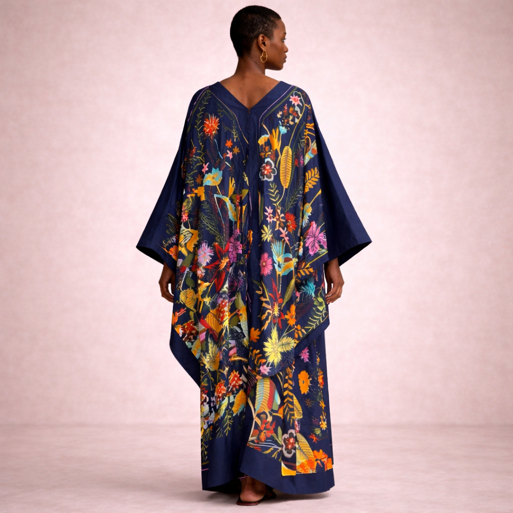 Sapphire Dream Kaftan Dress - Lashawn Janae