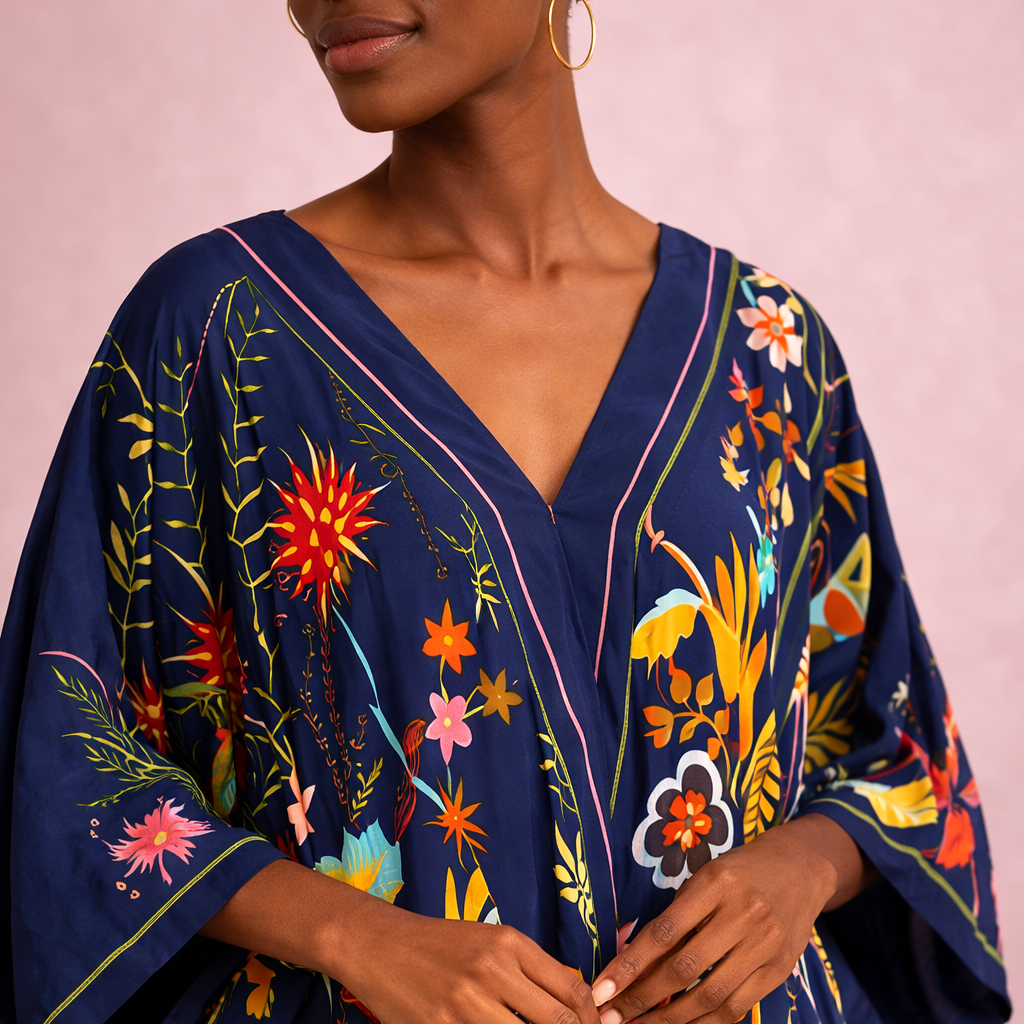 Sapphire Dream Kaftan Dress - Lashawn Janae