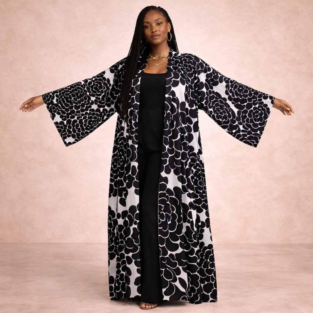 Midnight Bloom Kimono - Lashawn Janae