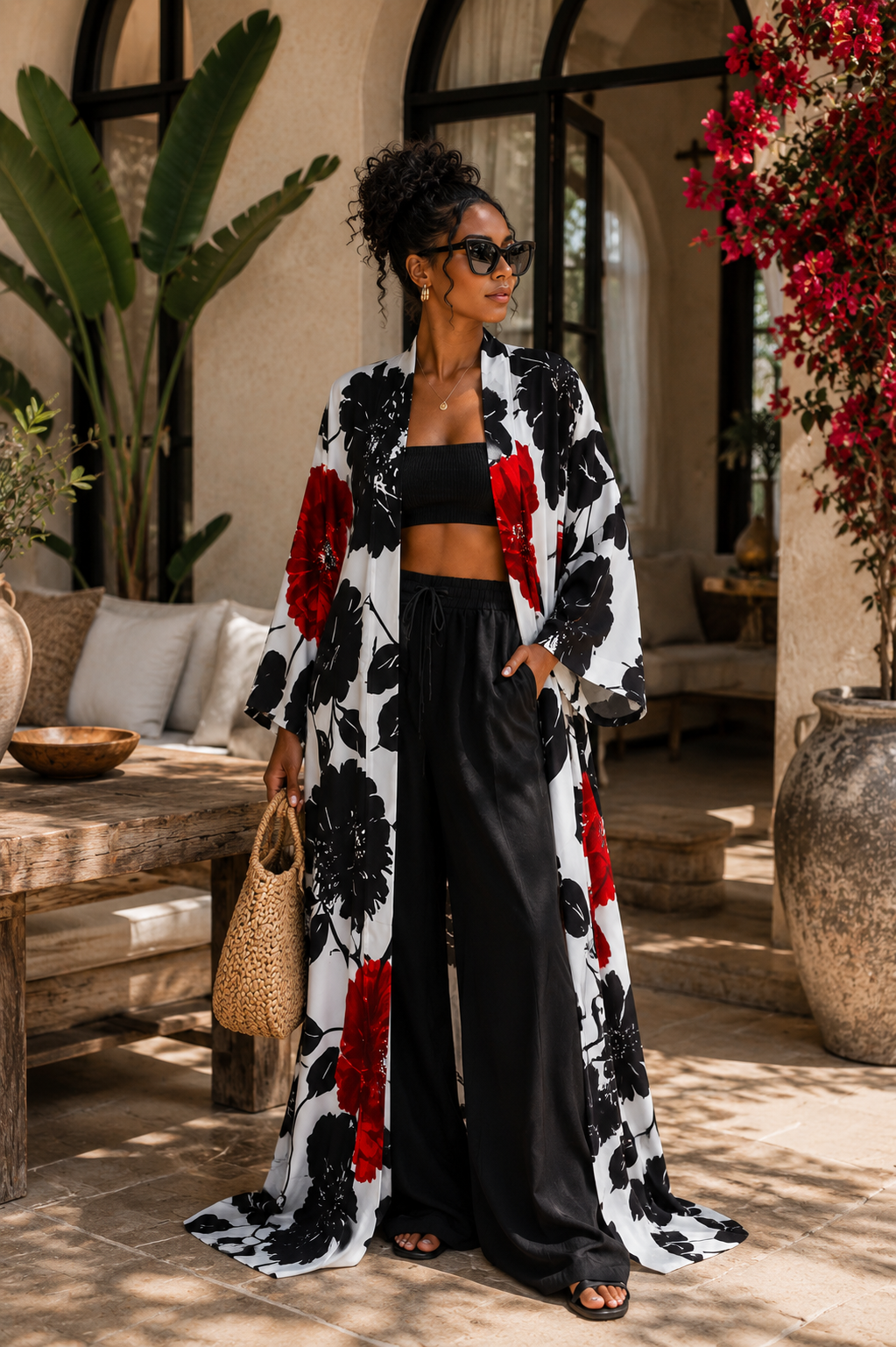 Winter Rose Kimono - Lashawn Janae