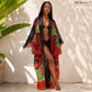 Midnight Tropicana Sheer Cover Up Kimono