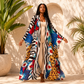 Electric Safari Sheer Cover Up Kimono