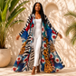 Electric Safari Sheer Cover Up Kimono