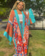 Caribbean Turquoise Kimono - Lashawn Janae