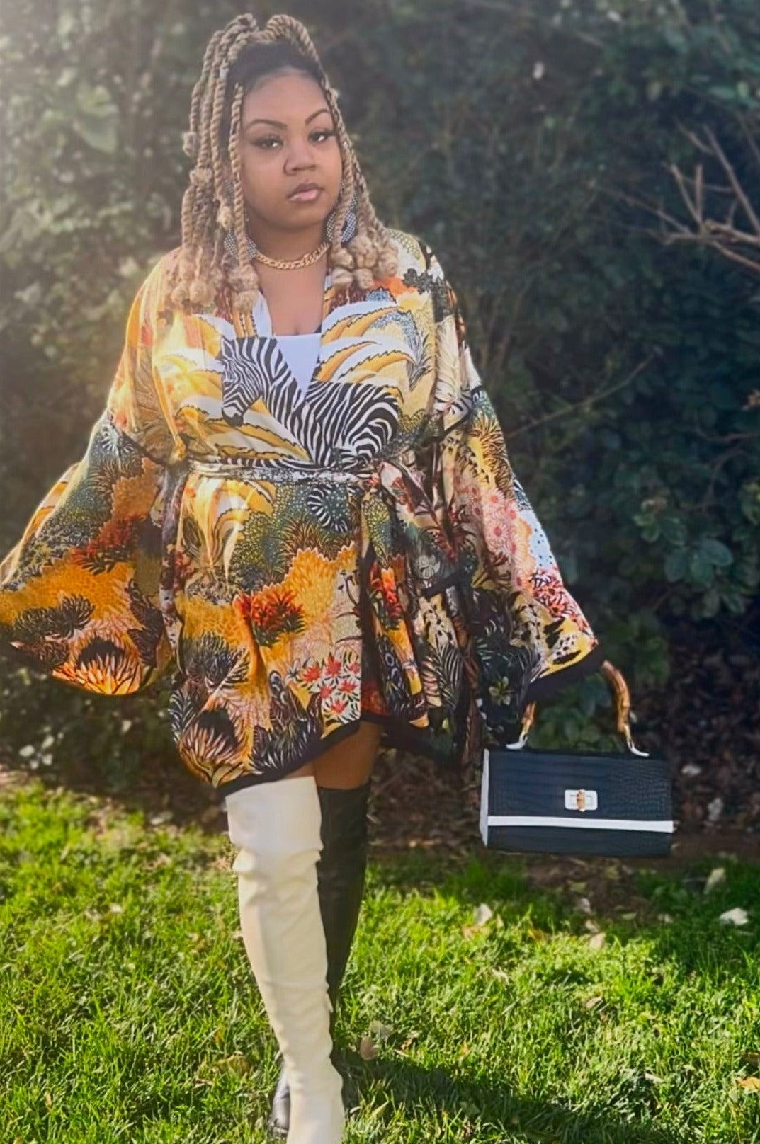 Jungle Book Kimono (Short) - Lashawn Janae