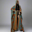 Tribal Chic Hooded Wool Kimono