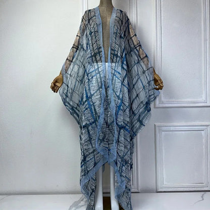 Blue Forest Sheer Cover Up Kimono