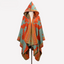 Tribal Chic Hooded Wool Short Kimono