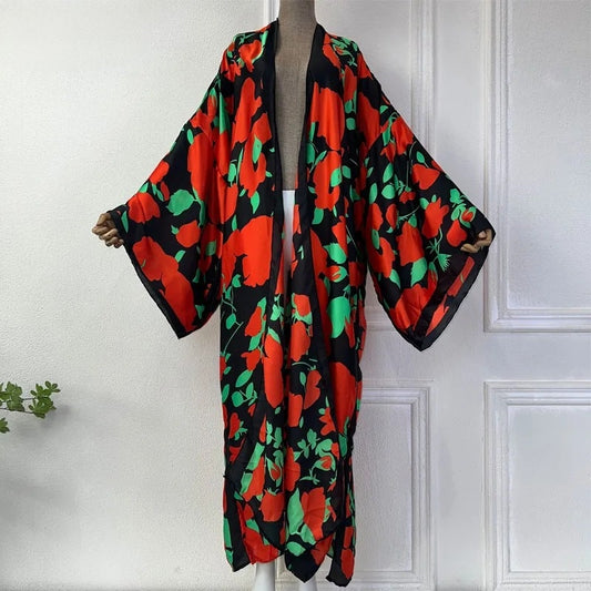 Poppy Radiance Kimono
