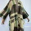 Winter Plaid Wool Kimono