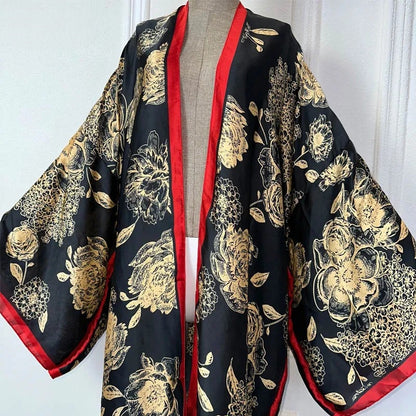 Floral Cascade Kimono