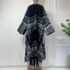 Autumn Squares Wool Kimono