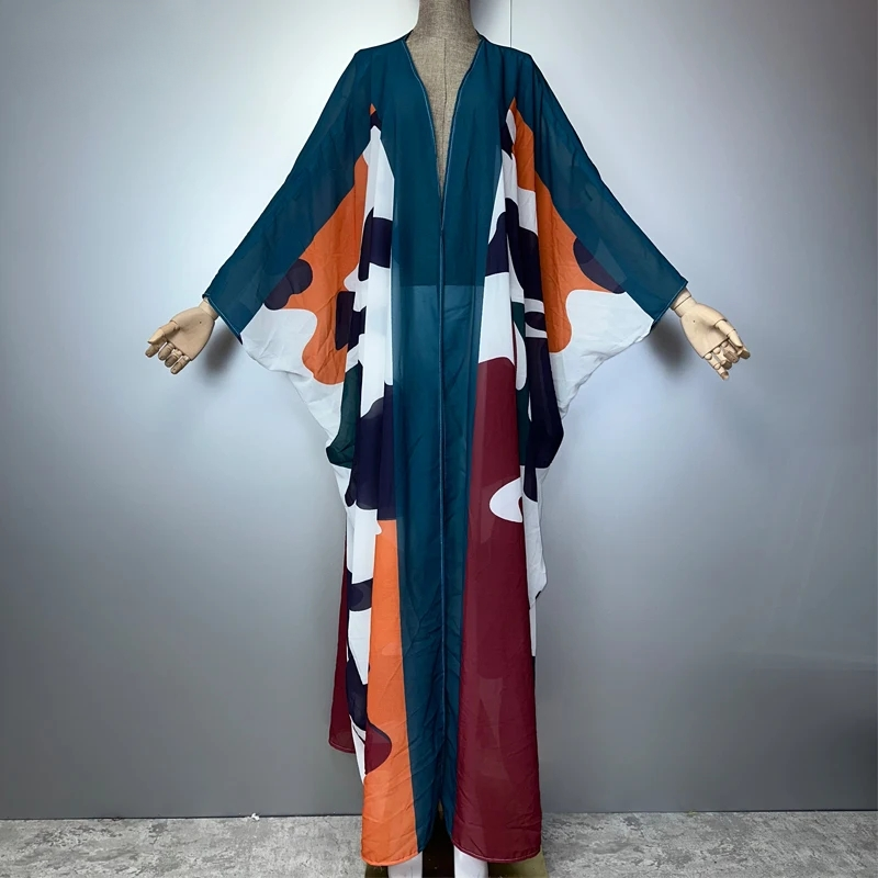 Painted Breeze Sheer Cover Up Kimono