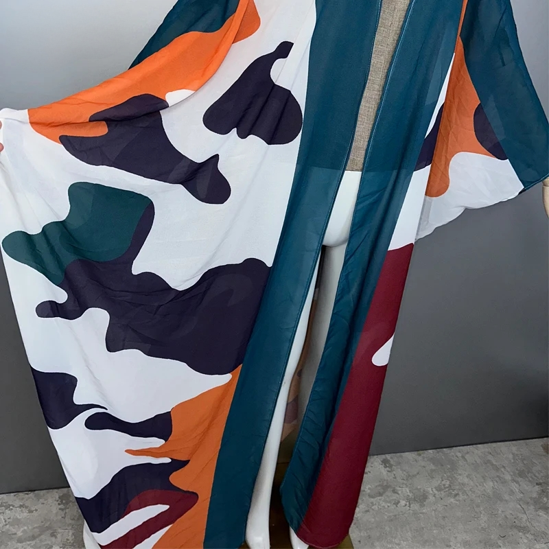 Painted Breeze Sheer Cover Up Kimono